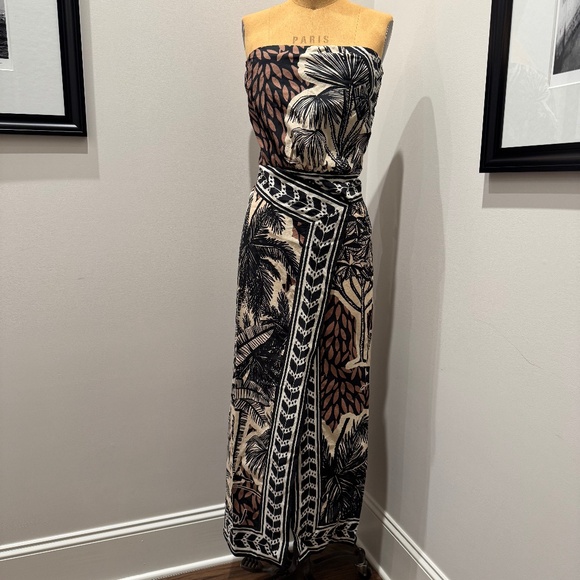 JOHANNA ORTIZ  $850 African Canopy Ankle Dress  NWT Size 8 - Picture 2 of 9